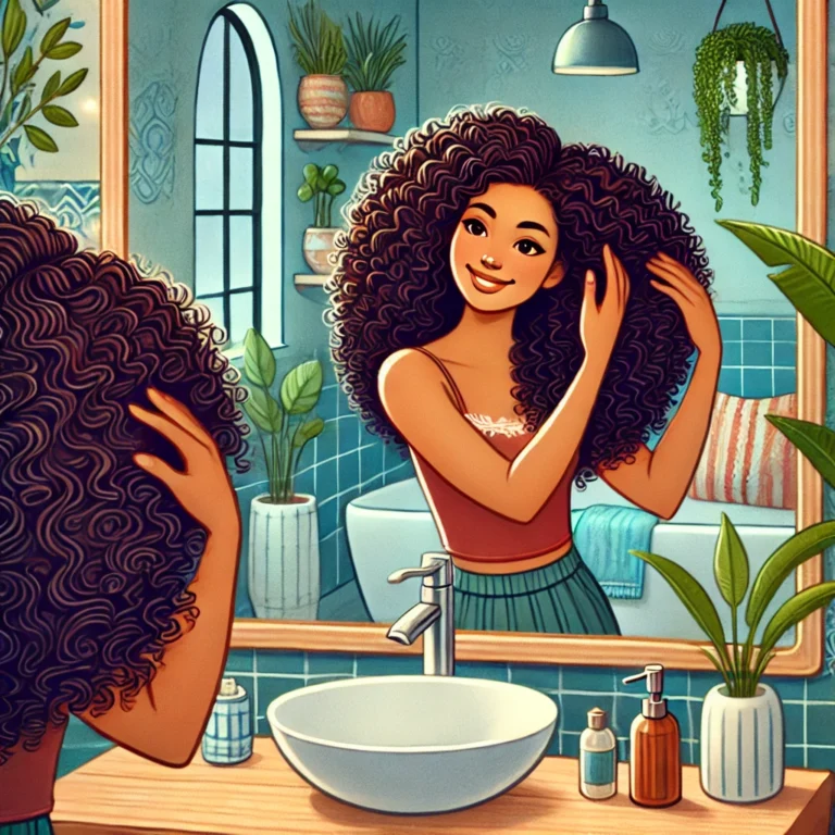curly hair